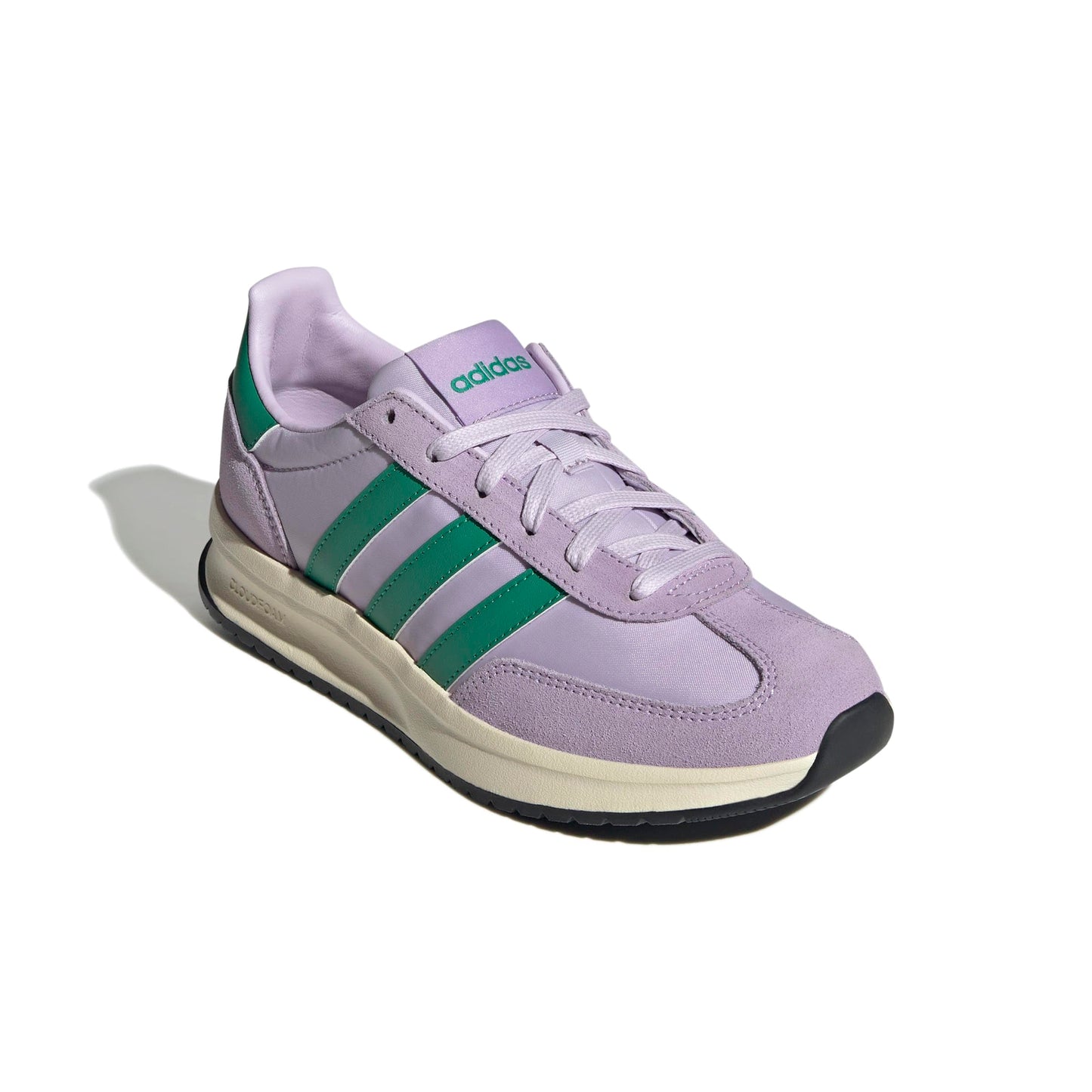 adidas Women's Run 70s 2.0, Ice Lavender/Court Green/Powder Plum, 8